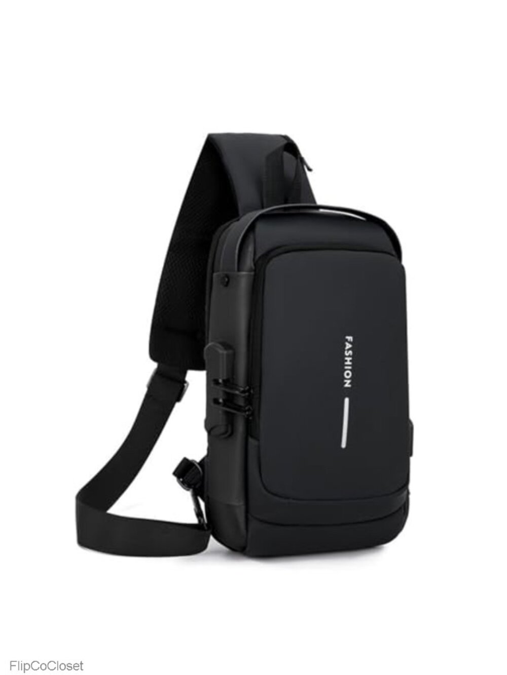 HAPPYLIVE SHOPPING Unisex Crossbody Bag Men Women Bag Purse Anti-theft Leather